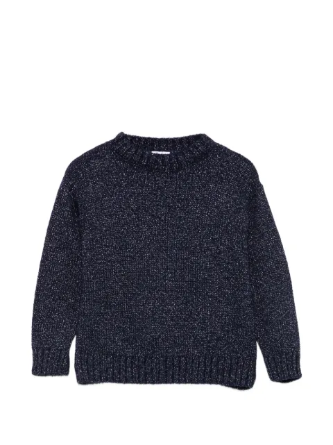 Il Gufo metallic-thread chunky-knit sweater
