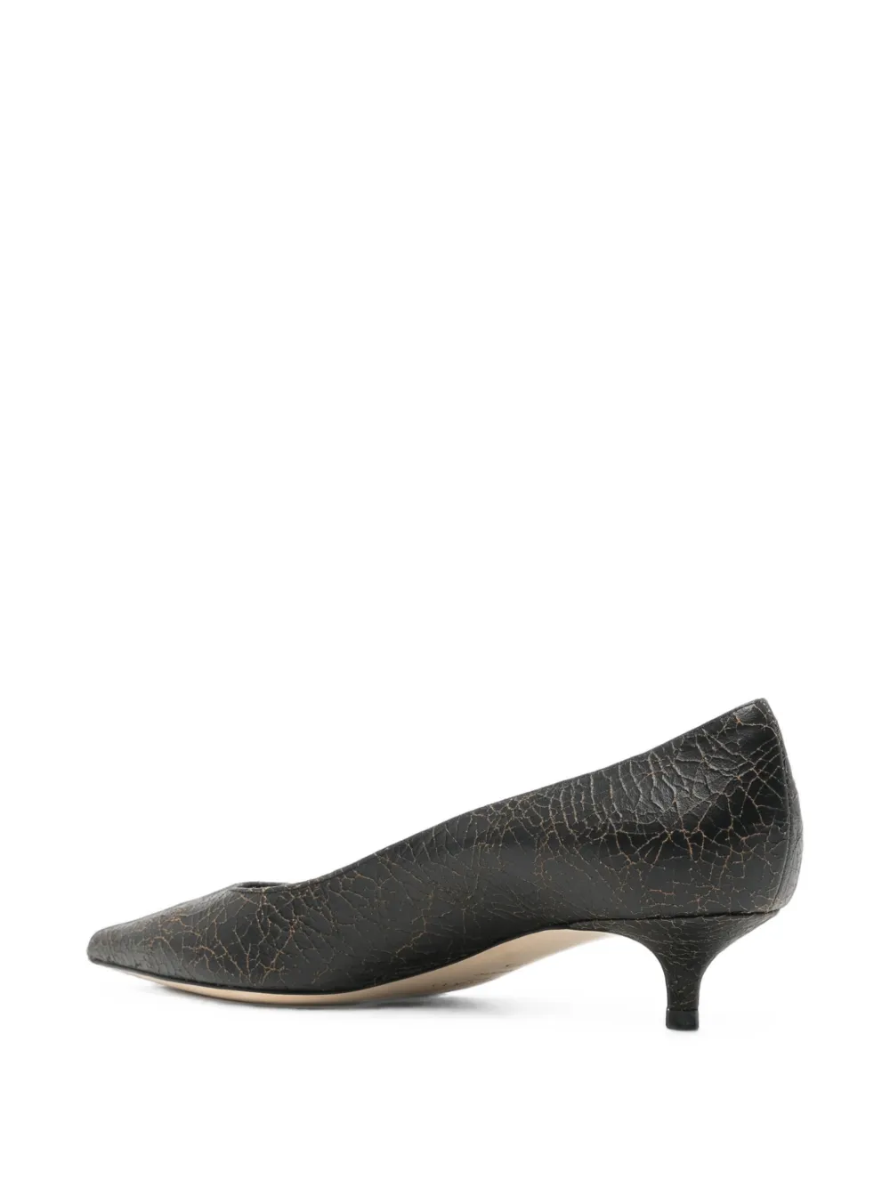 Jimmy Choo Amelia crackle-effect pumps Zwart