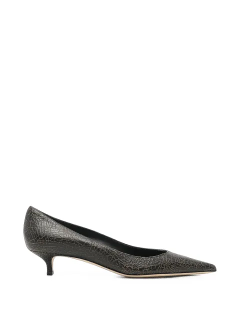 Amelia crackle-effect pumps