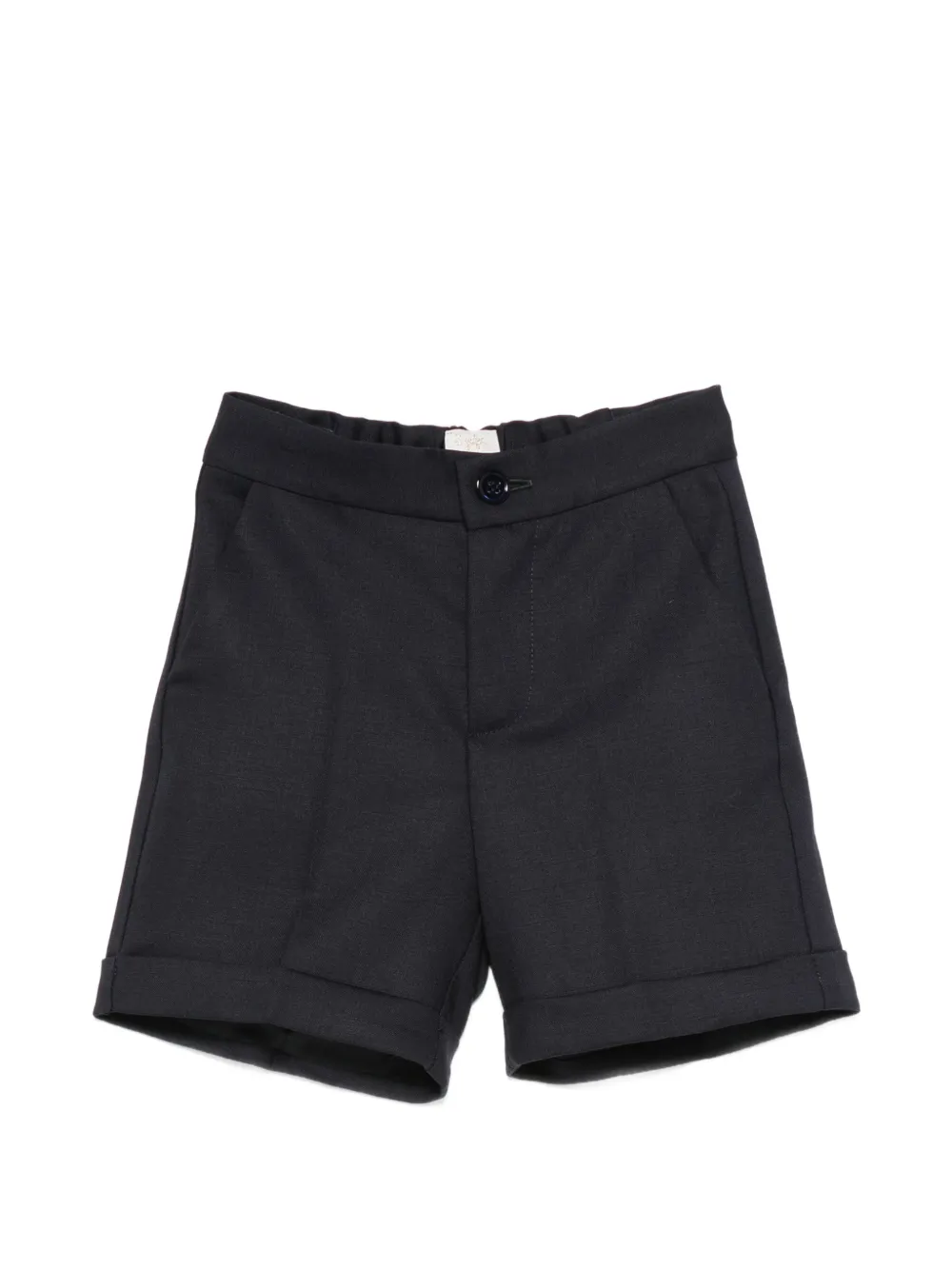 Il Gufo turn-up cuff shorts - Blu