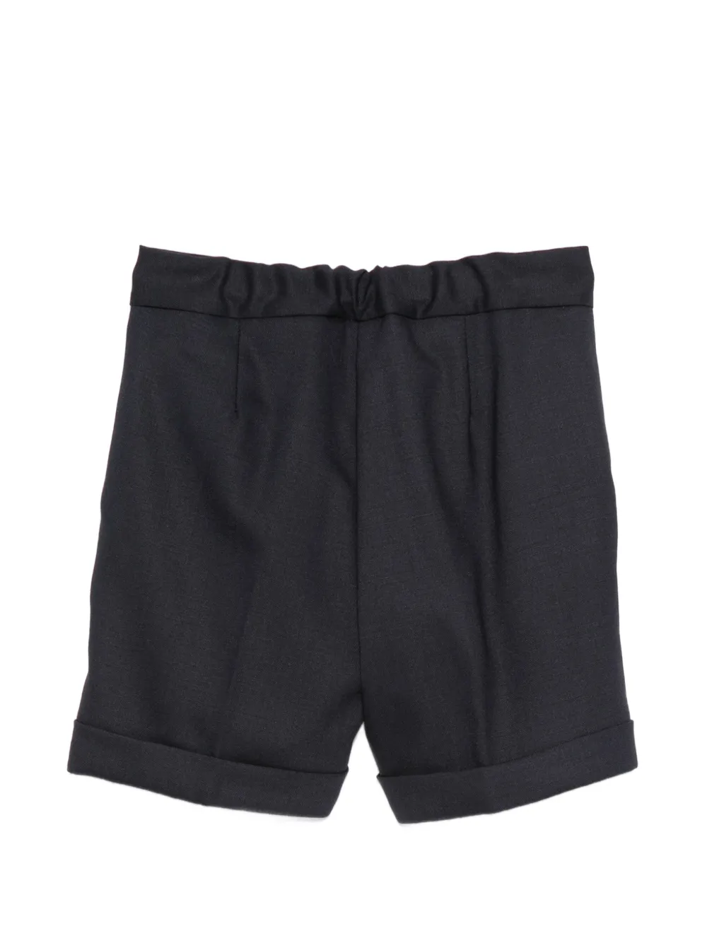 Il Gufo Shorts met omgeslagen pijpen Blauw