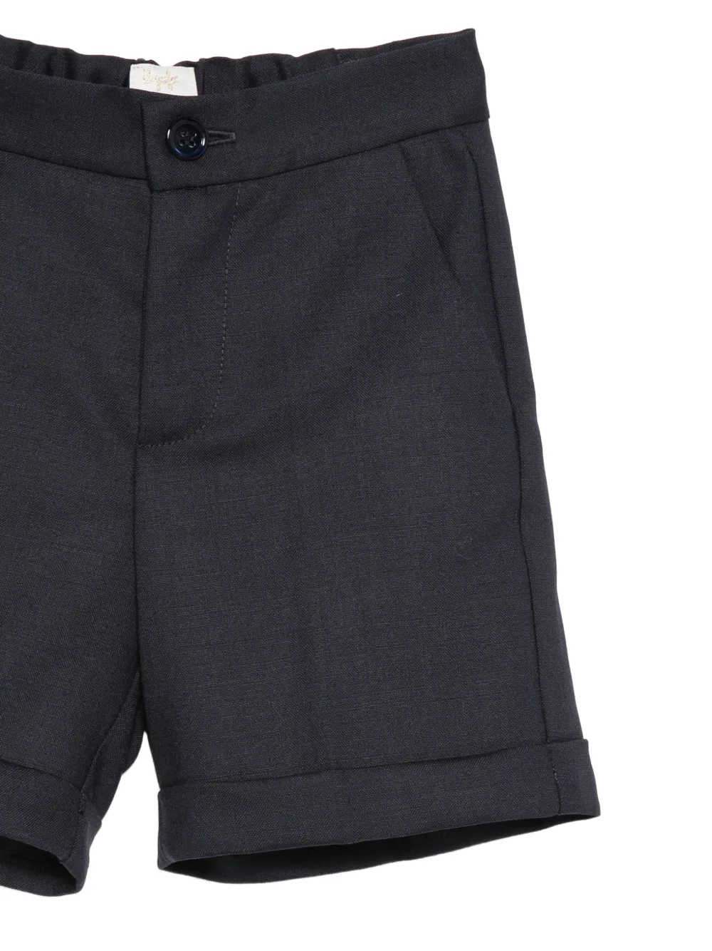 Il Gufo Shorts met omgeslagen pijpen Blauw