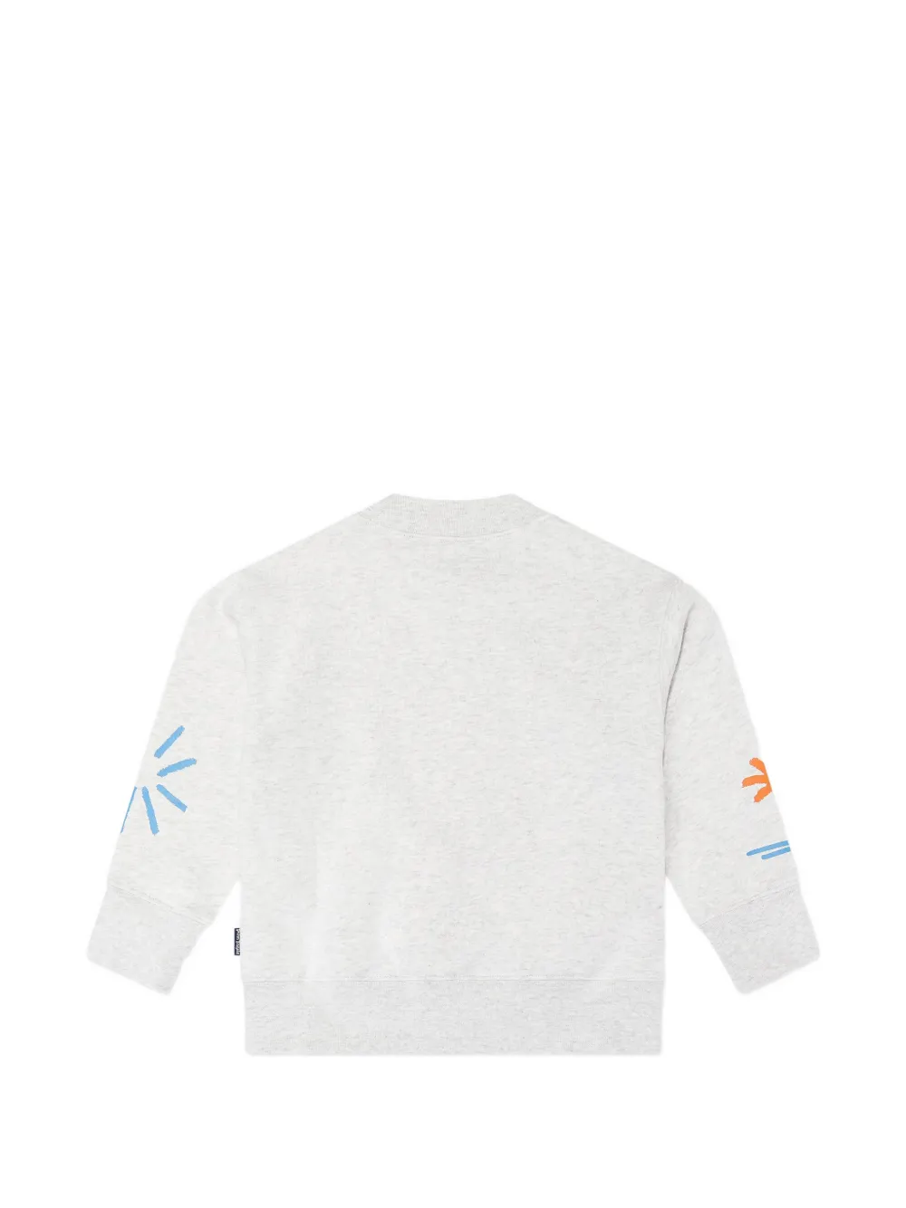 Palm Angels Kids Sweater met palmboom-print Grijs