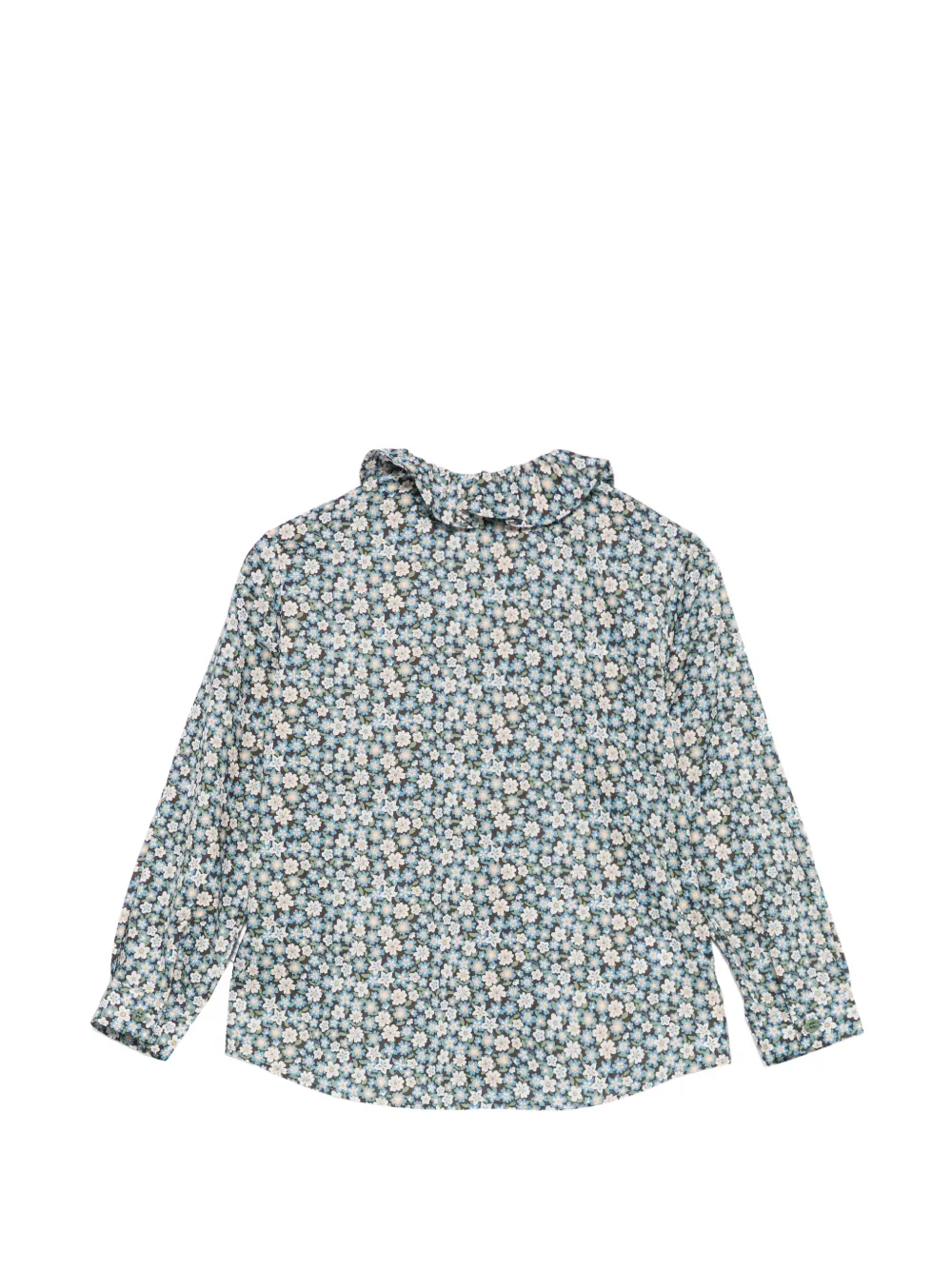 Il Gufo Shirt met ruches Bruin
