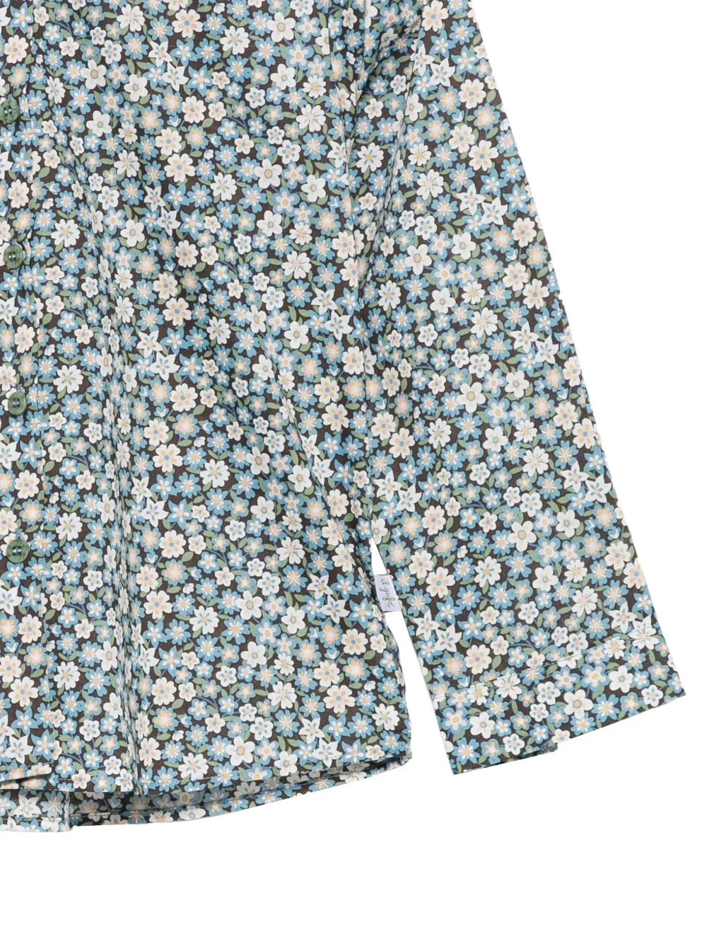 Il Gufo Shirt met ruches Bruin