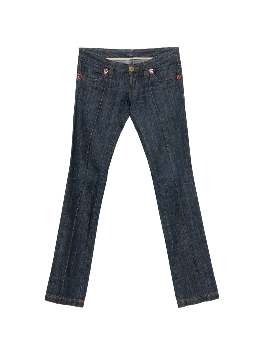 DSQUARED2 2000s central-seam jeans - Blu