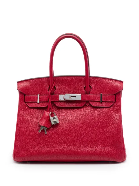 Hermès Pre-Owned Clemence Birkin Retourne 30 手提包（2011年典藏款）