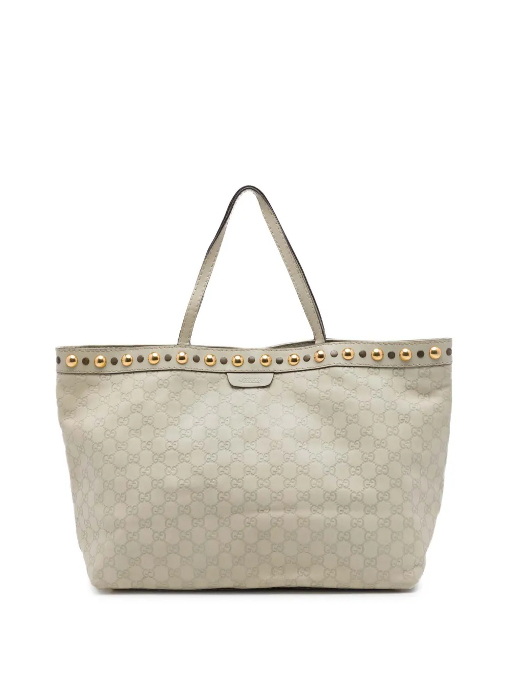 Gucci Pre-Owned Borsa tote Babouska Guccissima 2016-2026 - Bianco