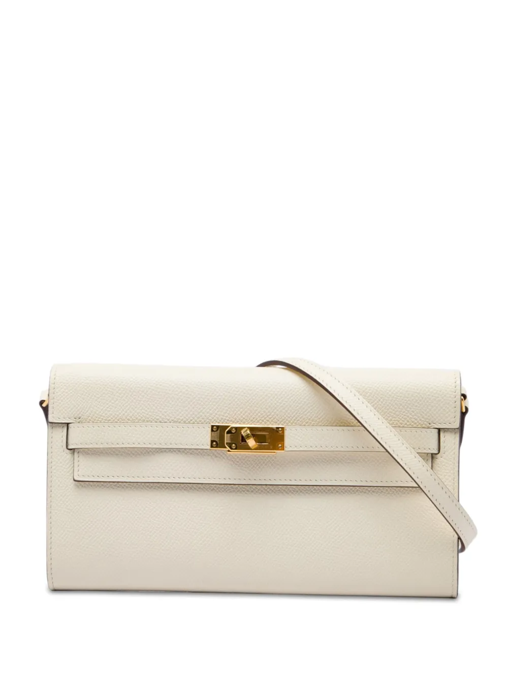 Hermès Pre-Owned 2022 Epsom Kelly To Go Umhängetasche - Weiß