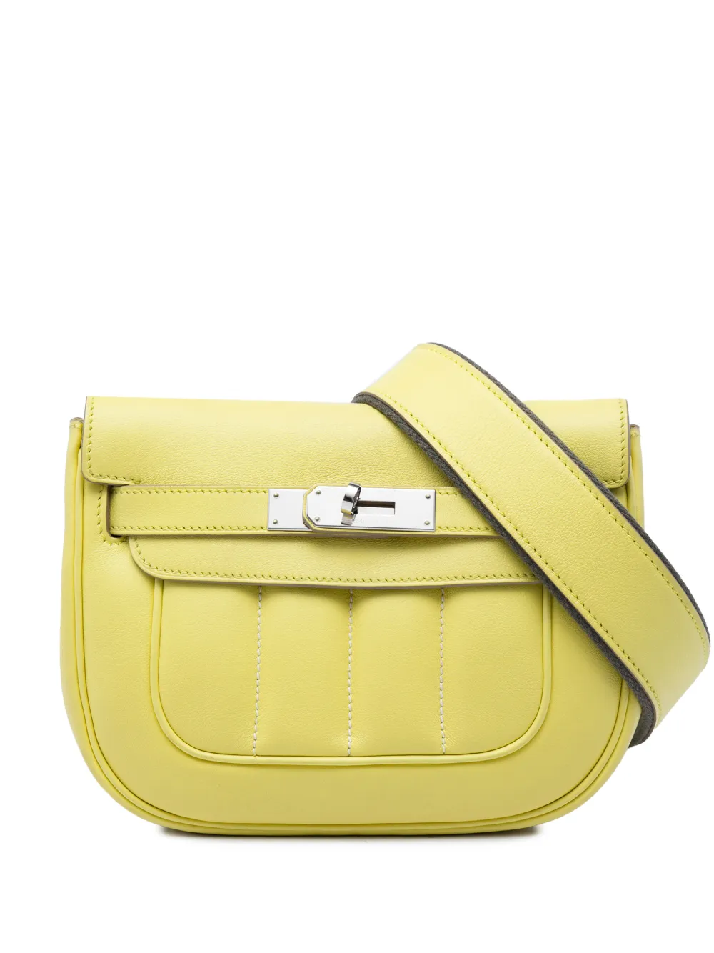Hermès Pre-Owned Borsa a tracolla Berline mini in pelle Swift 2013 - Giallo