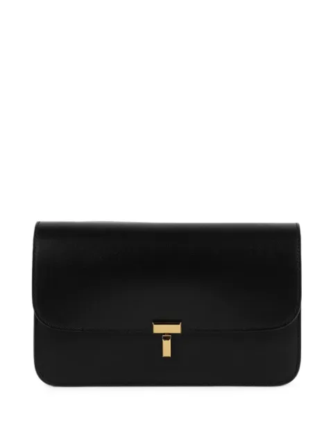 TOTEME T-lock leather crossbody black