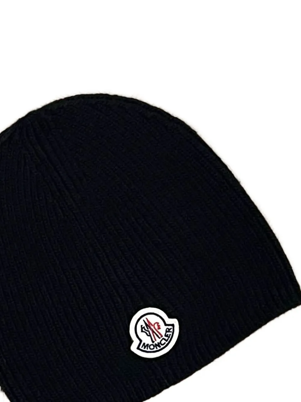 Moncler Ribgebreide muts Zwart