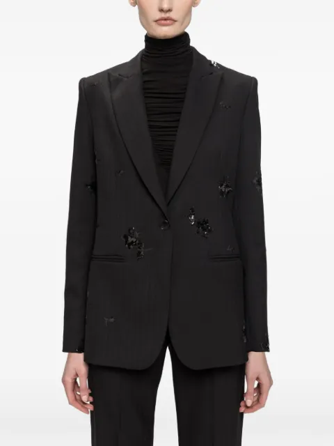 NISSA sequin-embellished tailored blazer