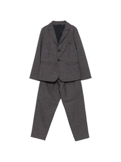 Emporio Armani Kids chándal a cuadros