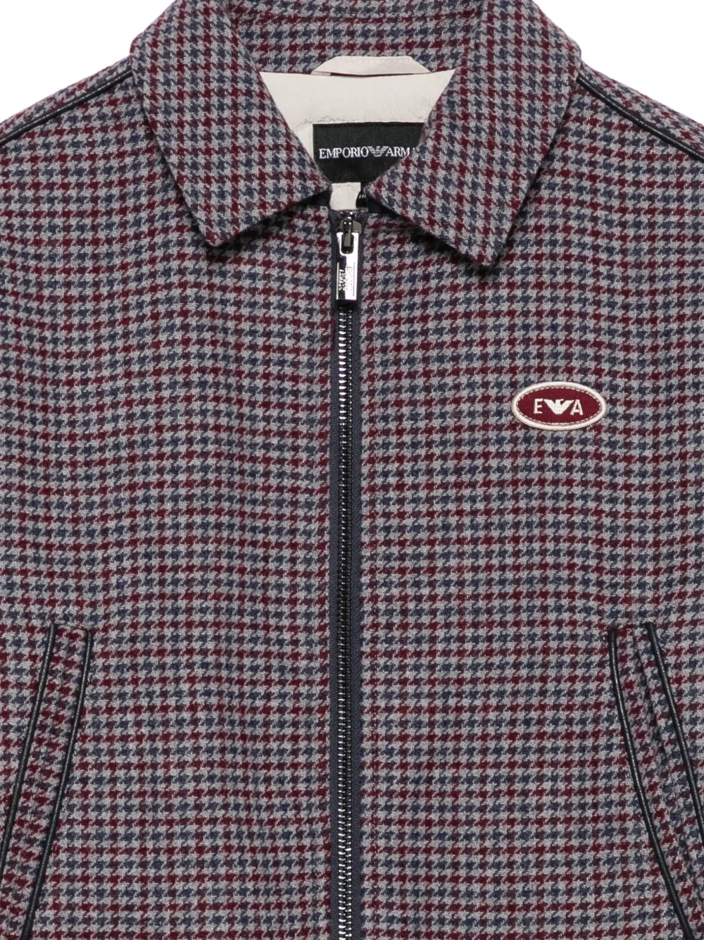 Emporio Armani Kids Jack van imitatieleer met mouwen Blauw