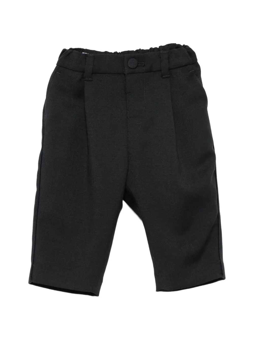 Emporio Armani Kids Drie broek met geborduurd logo Zwart