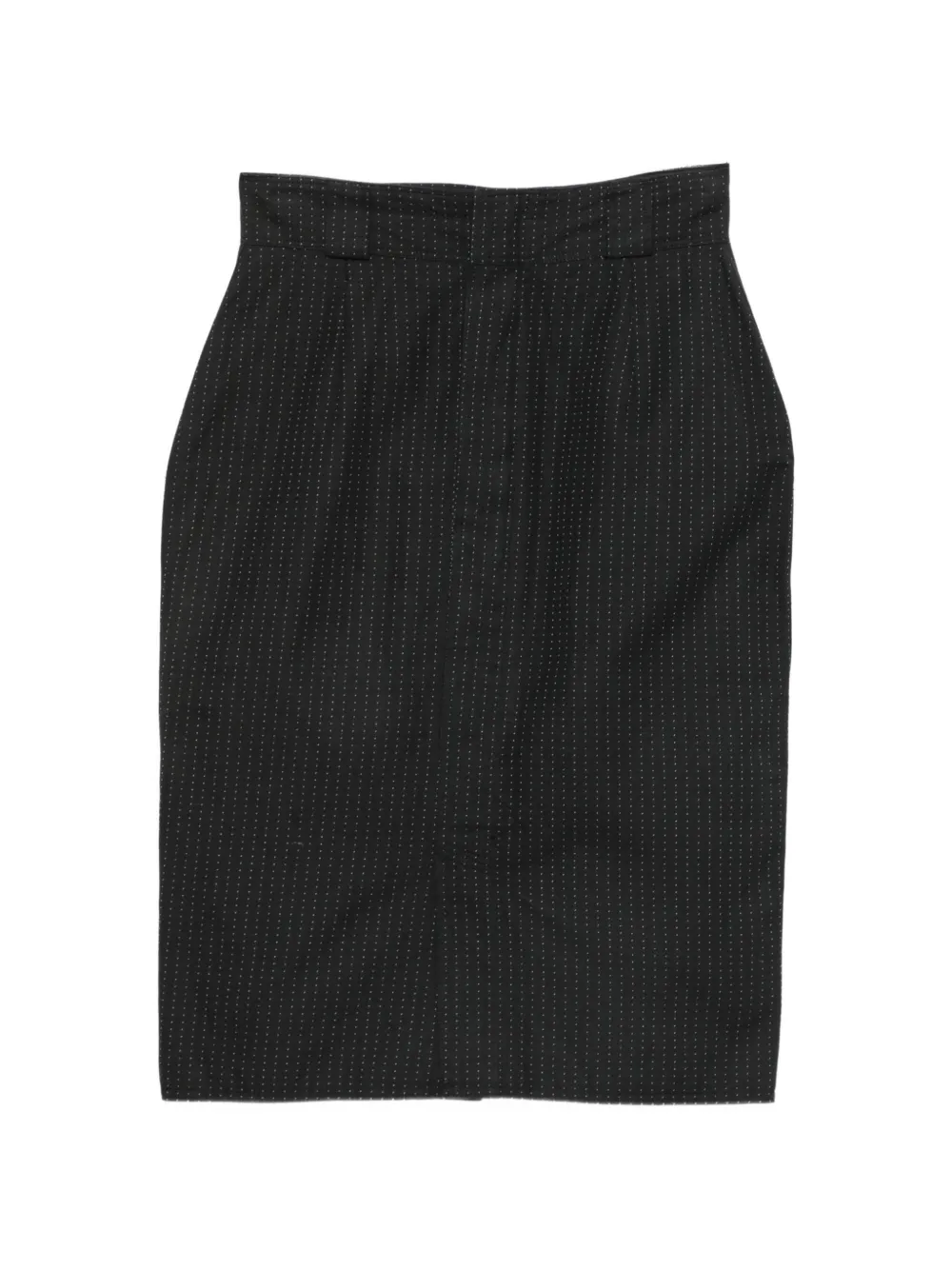 Versace Pre-Owned jupe crayon mi-longue à motif géométrique (années 1970) - Noir