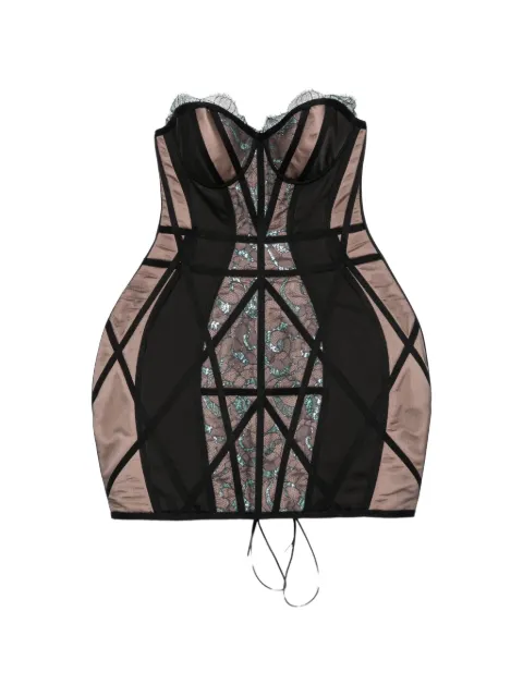 MITILIANE COUTURE Chantilly lace mini dress