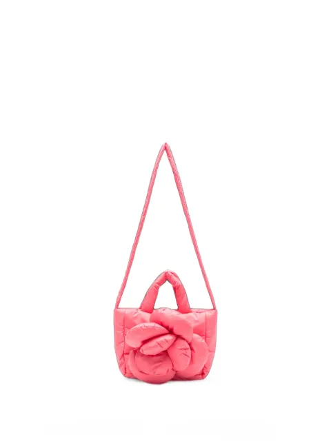 Il Gufo Fragola padded flower shoulder bag