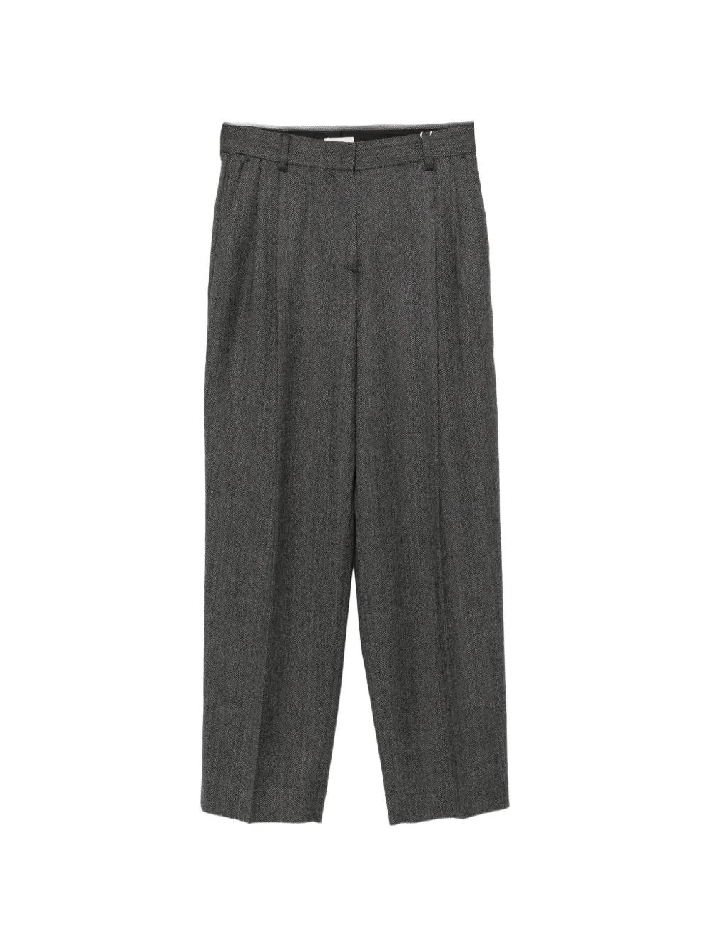 TOTEME herringbone pleated trousers