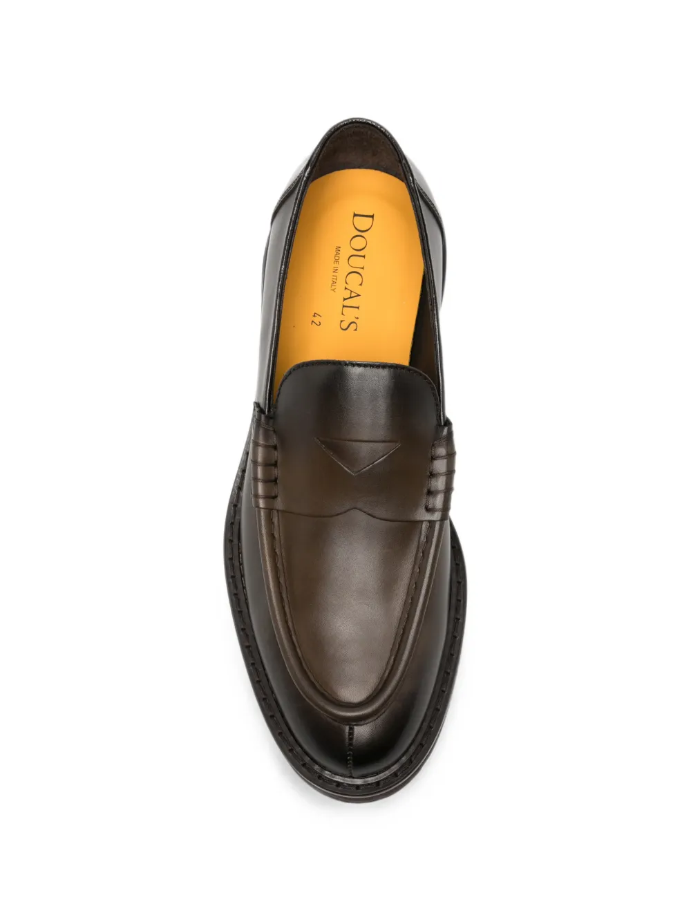 Doucal's chunky-sole penny loafers Bruin