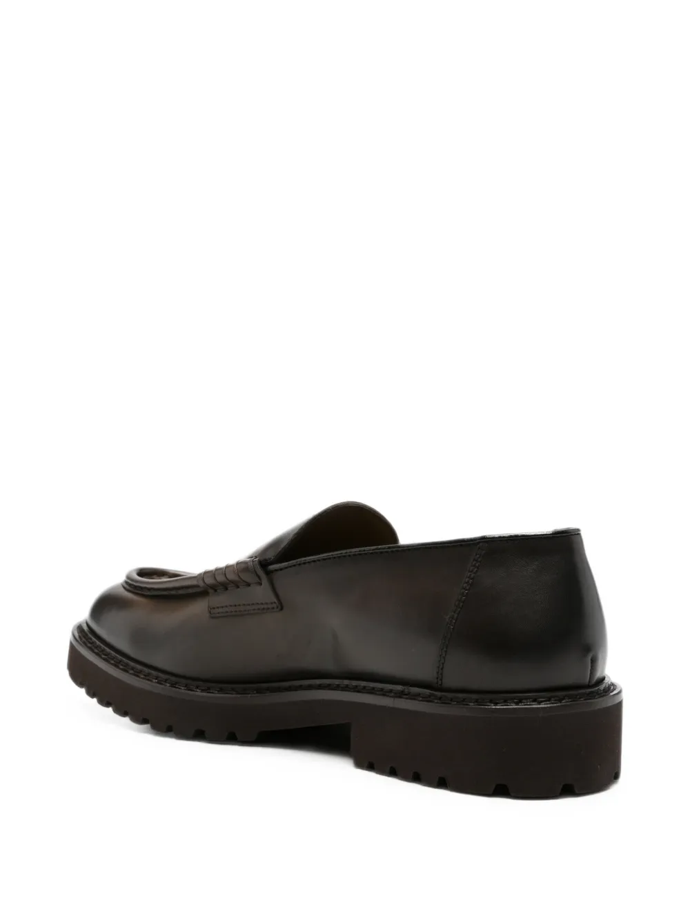 Doucal's chunky-sole penny loafers Bruin