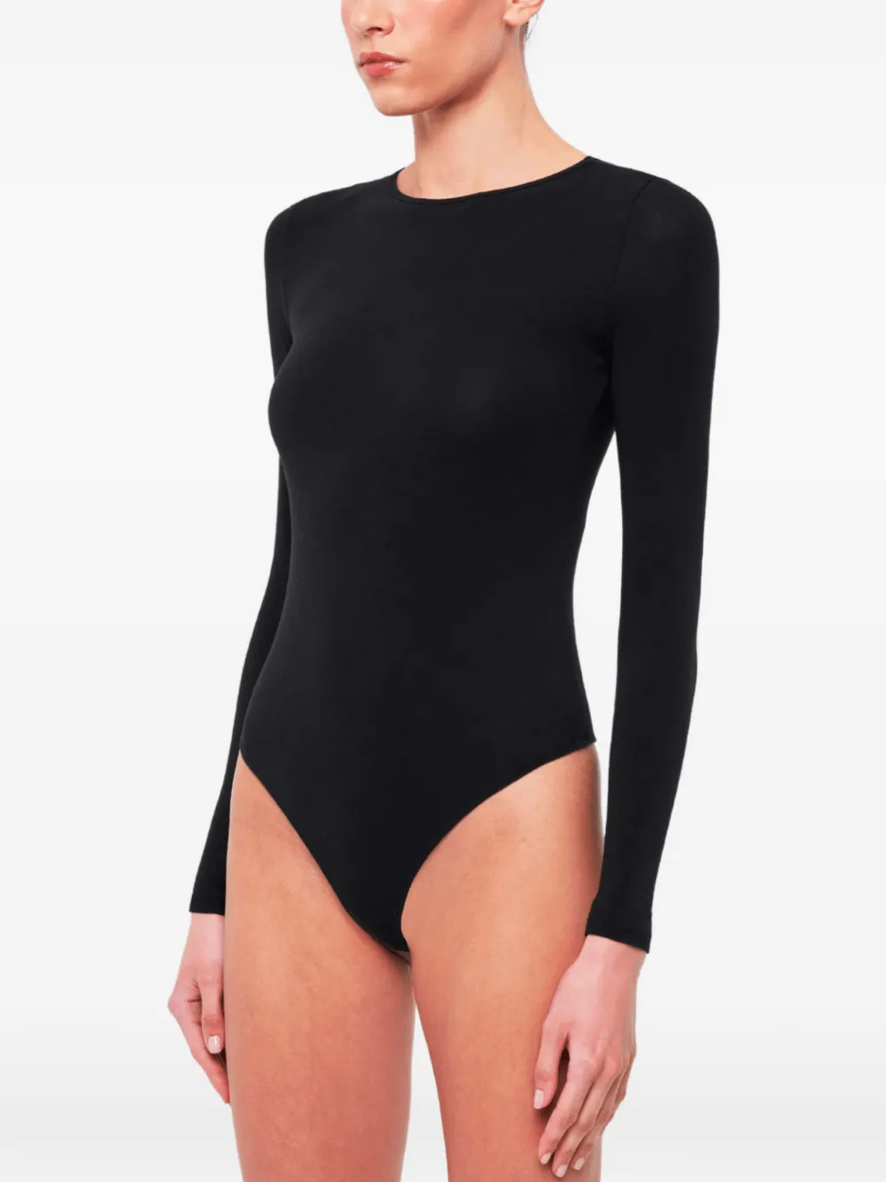 OW Collection Erla body met lange mouwen Zwart