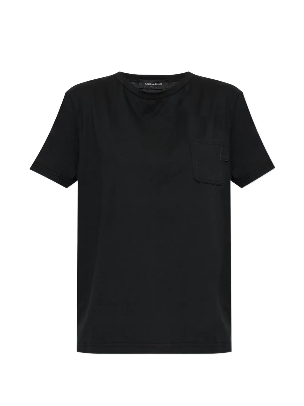 Fabiana Filippi chest-pocket short-sleeve T-shirt - Nero