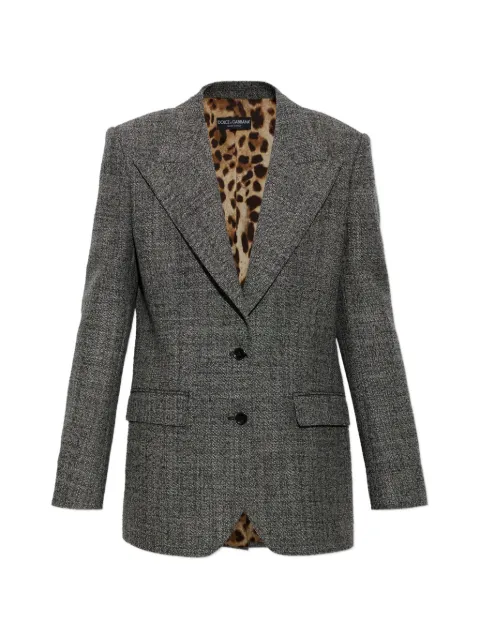 Dolce & Gabbana blazer de lana con botones