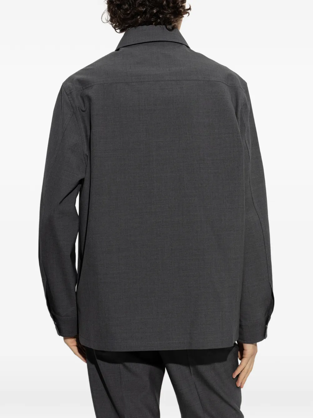 Jil Sander Jack met rits Grijs