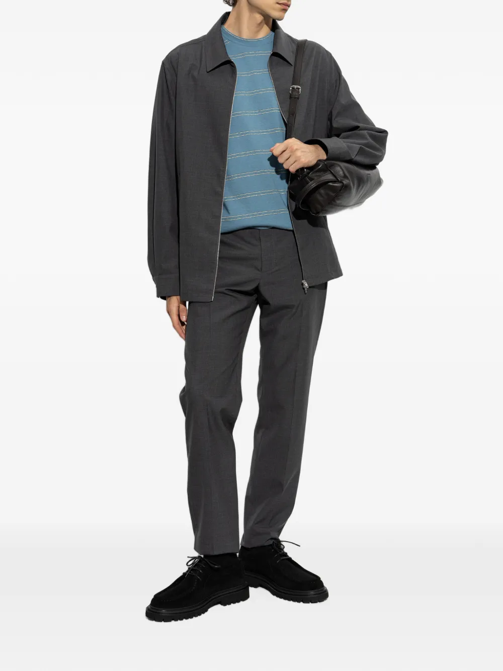 Jil Sander Jack met rits Grijs