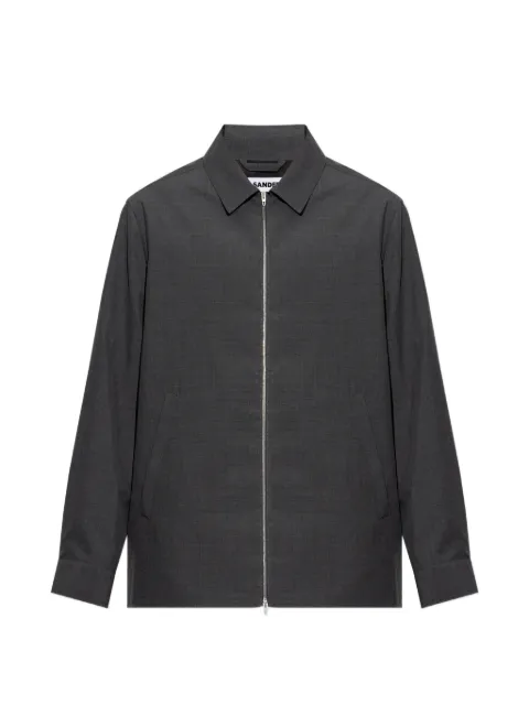 Jil Sander wool zip-up jacket