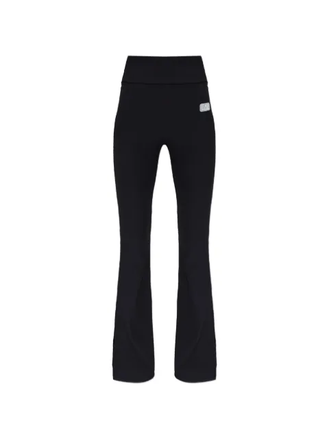 Ea7 Emporio Armani ribbed flared track pants