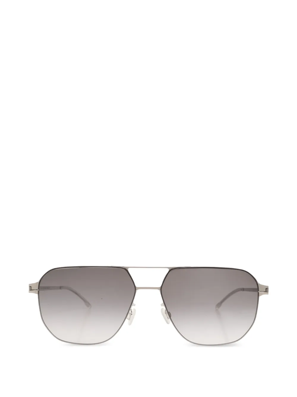 Mykita Occhiali da sole con montatura stile pilota - Argento