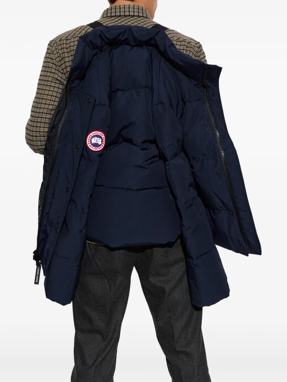 Canada Goose Bayview gewatteerd jack Blauw