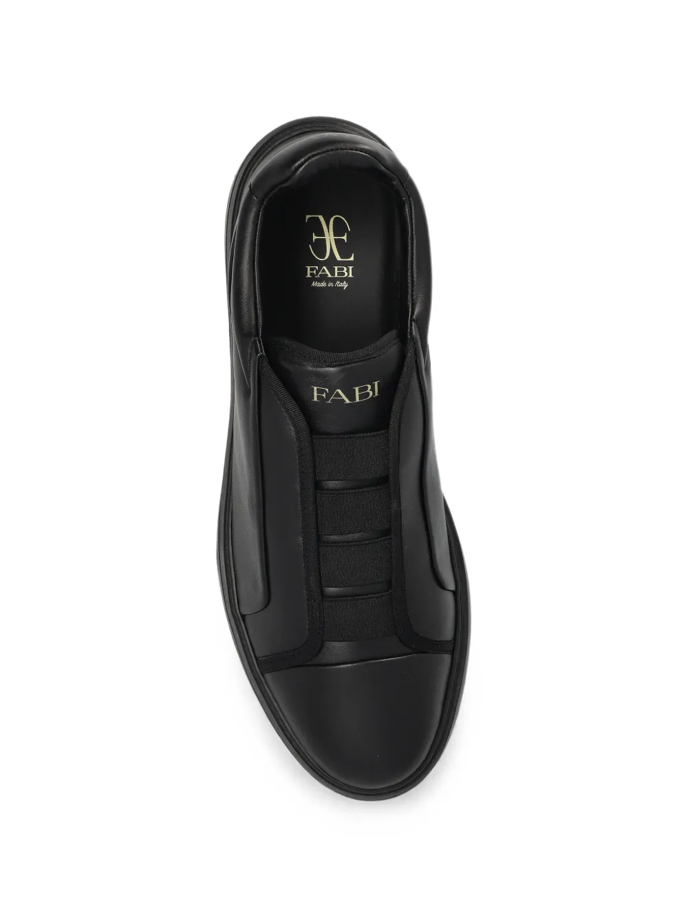 Fabi elasticated low-top sneakers Zwart