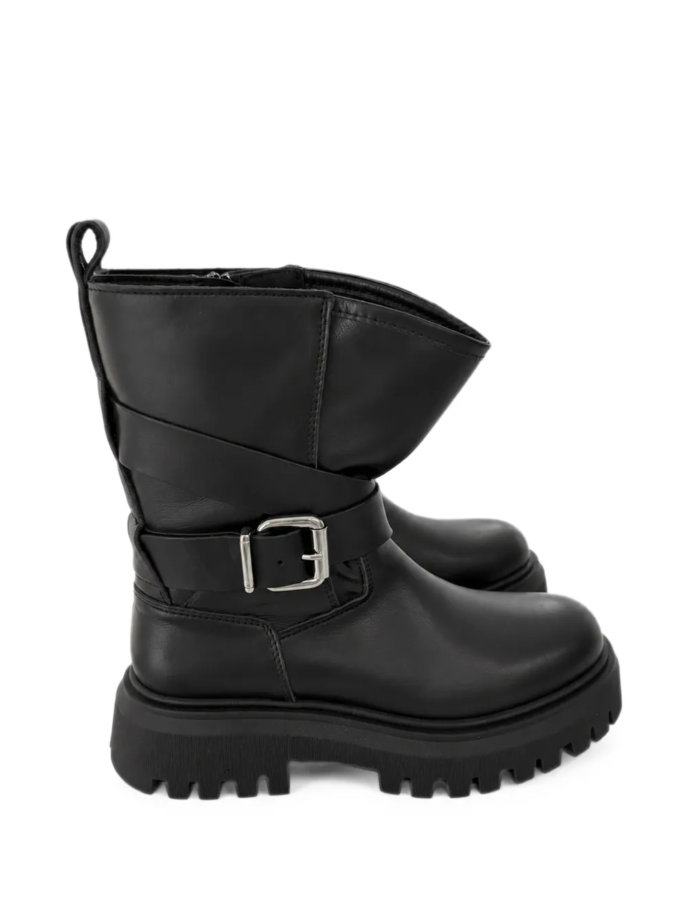 Andrea Montelpare buckle-strap chunky boots - Nero