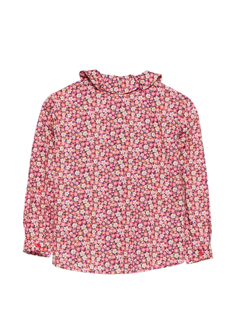 Il Gufo Shirt met ruches Roze