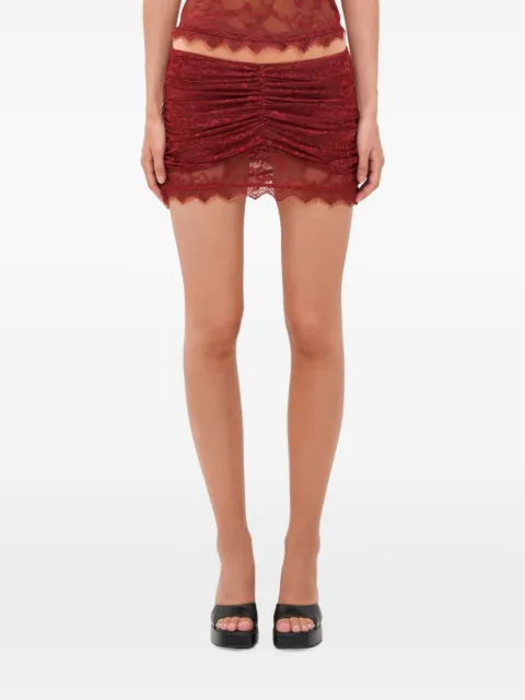 OW Collection Selah ruched lace skirt