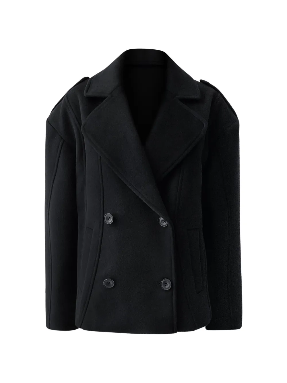 Ow Collection Doppelreihige Presley Jacke In Schwarz