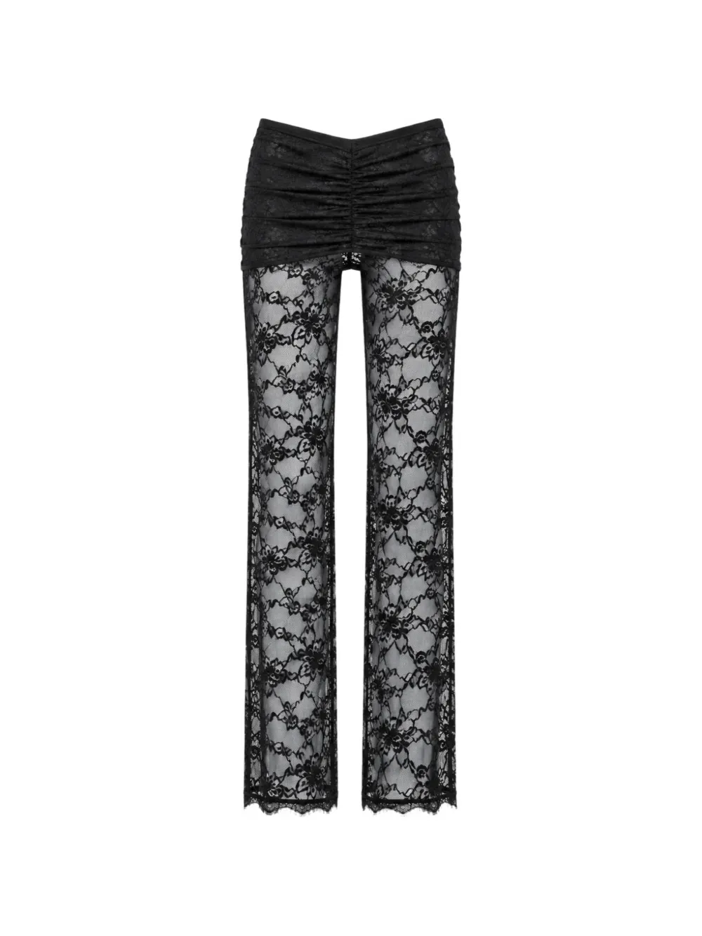 OW Collection Selah floral-lace trousers