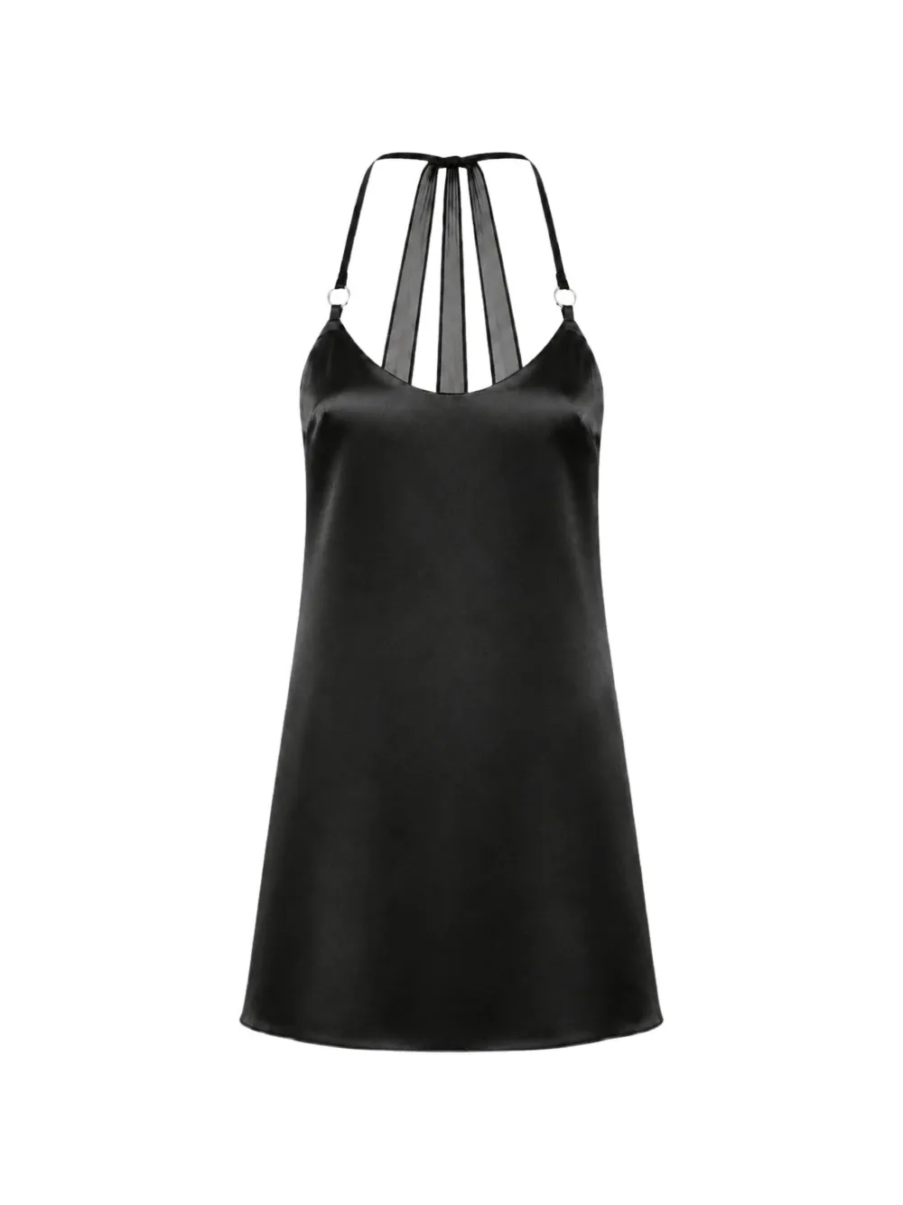 OW Collection Lindsey satin mini dress