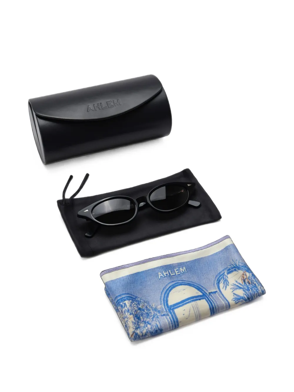 Ahlem Voyager Collection: cilindervormige kokerhoes Zwart