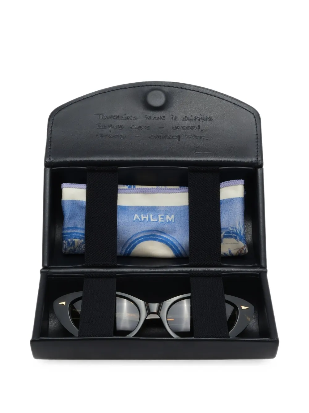 Ahlem Voyager Collection: cilindervormige kokerhoes Zwart