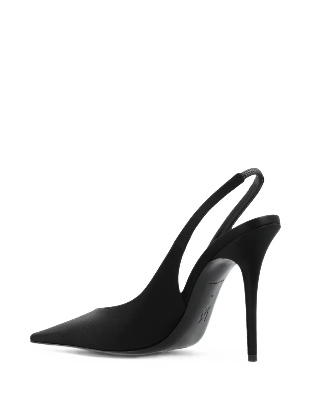 Amina Muaddi Anok slingback pumps Zwart