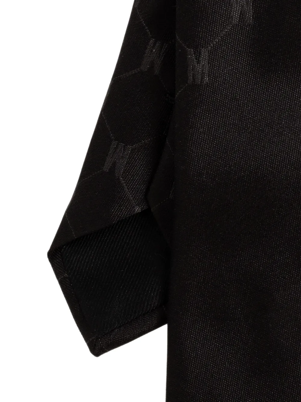 Moschino Stropdas met logo-jacquard Zwart