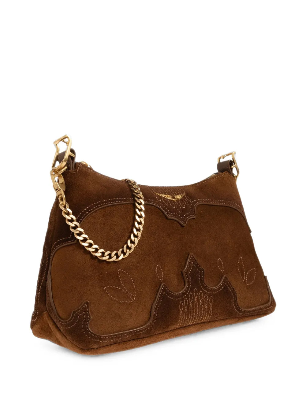 Zadig&Voltaire Jim Western mini-tas Bruin