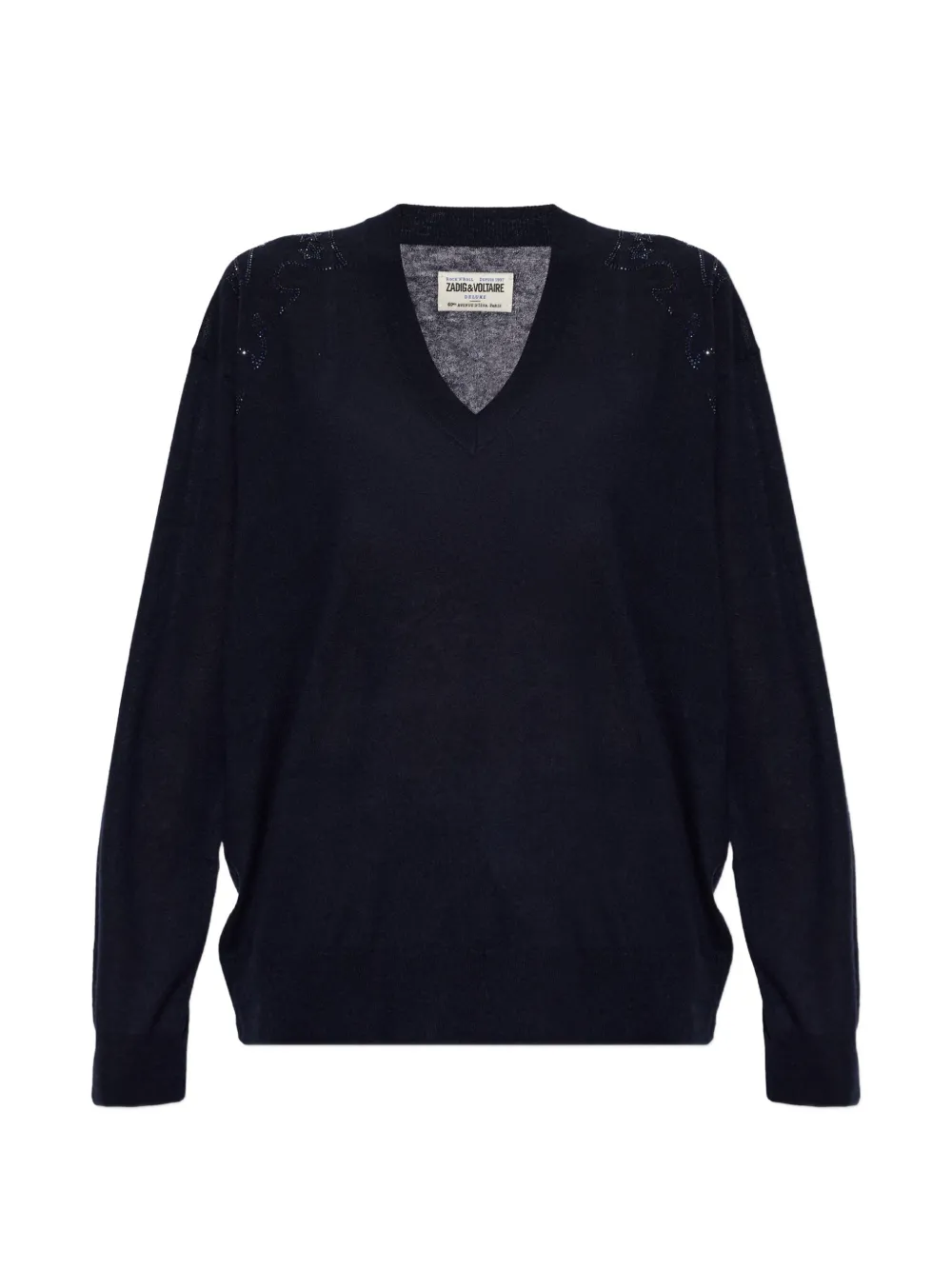 Zadig&Voltaire embellished sweater Blauw