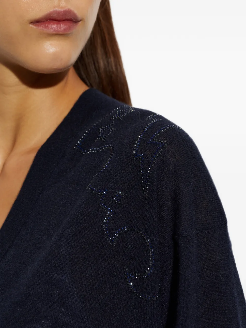 Zadig&Voltaire embellished sweater Blauw