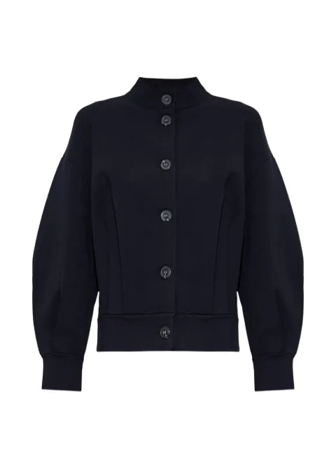 Emporio Armani darted button-front cardigan